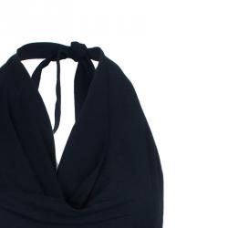 مملوكة مسبقًا فستان روبرتو كافالي طباعة متباينة نقشة الفهد M