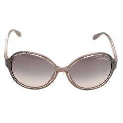 Pre Owned Roberto Cavalli Maria 726 Glitter Grey Panthos Sunglasses