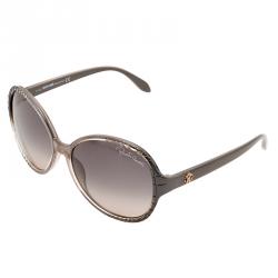 Pre Owned Roberto Cavalli Maria 726 Glitter Grey Panthos Sunglasses