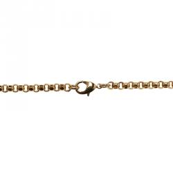 Pre Owned Roberto Cavalli Multi Color Gold Tone Charm Long Necklace
