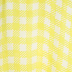 Pre Owned فستان روبرتو كافالي حرير أصفر مطبوع طبقات بلا حمالات M