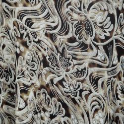 Pre Owned فستان لف روبرتو  بلا أكمام حرير مطبوع متعدد الألوان M