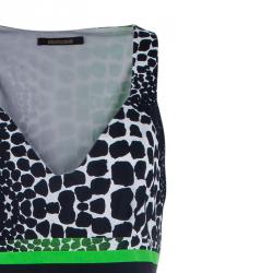 Pre Owned فستان روبرتو كافالي قطن بطيات ماكسي M