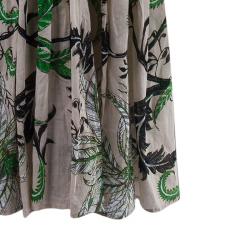 Pre Owned فستان روبرتو كافالي قطن بطيات ماكسي M