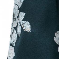 Pre Owned توب روبرتو كافالي نقوش أزهار بلا أكمام S