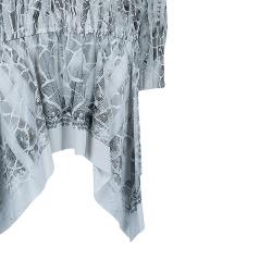 Pre Owned Roberto Cavalli Black and Grey Top M