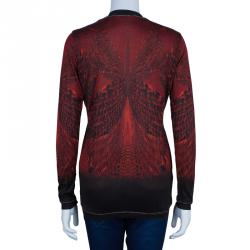 مملوكة مسبقًا Roberto Cavalli Multicolor Knit Cardigan S