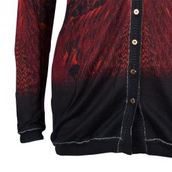 مملوكة مسبقًا Roberto Cavalli Multicolor Knit Cardigan S