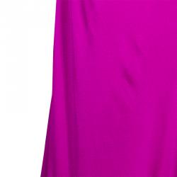 Pre Owned Roberto Cavalli Purple Maxi Dress L