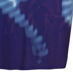 Pre Owned Roberto Cavalli Tie-Dye Stretch Dress M