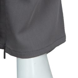 Pre Owned Roberto Cavalli Grey Criss Cross Tie-Up Eyelet Lace Detail Trousers S