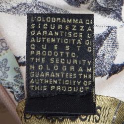 Pre Owned Roberto Cavalli Pale Pink Silk Floral Print Sleeveless Maxi Dress S