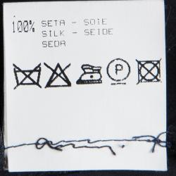 Pre Owned Roberto Cavalli Black Silk Maxi Skirt S