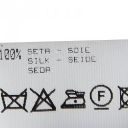 مملوكة مسبقًا جاكيت بوليرو روبرتو كافالي بأكمام مكشكشة بنقش حيواني حرير