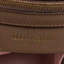Pre Owned Roberto Cavalli Brown Leather Goa Satchel