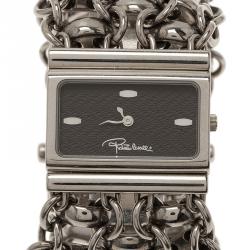 Roberto Cavalli Black Stainless Steel Chain Women's Wristwatch 28MM