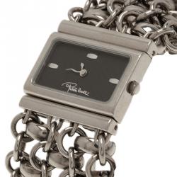 Roberto Cavalli Black Stainless Steel Chain Women's Wristwatch 28MM