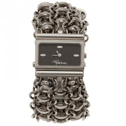Roberto Cavalli Black Stainless Steel Chain Women's Wristwatch 28MM