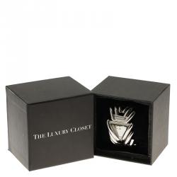 Pre Owned ساعة يد نسائية روبرتو كافالي مثلث ستانلس ستيل فضي 38مم