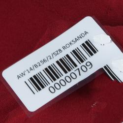 مملوكة مسبقًا Roksanda Ilincic Burgundy Jersey High Low Hem Sleeveless Top S