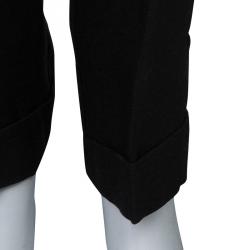 Pre Owned Roksanda Ilincic Dark Grey Wool High Waist Pleated Trousers S