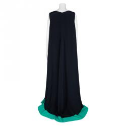 Roksanda Ilincic Colorblock High Low Sleeveless Maxi Dress L