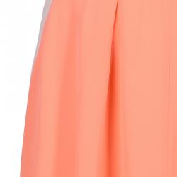 Pre Owned Roksanda Ilincic Neon Orange Short Sleeve Dress M