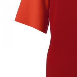 Pre Owned Roksanda Ilincic Colorblock Crepe Long Dress M