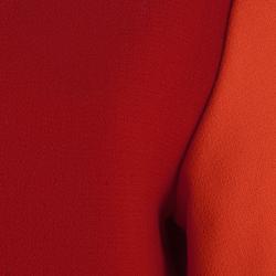 Pre Owned Roksanda Ilincic Colorblock Crepe Long Dress M