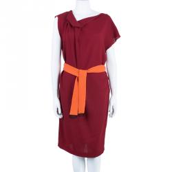 Roksanda Ilincic Red Belted Shift Dress M