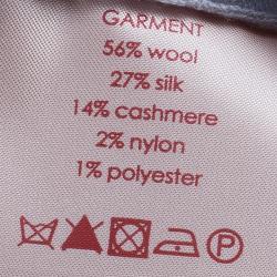 Pre Owned Roksanda Ilincic Grey Short Sleeve Sweater S