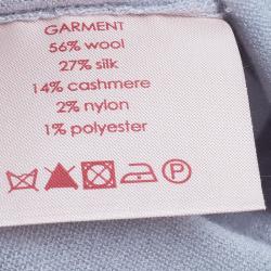 Pre Owned Roksanda Ilincic Grey Short Sleeve Sweater M