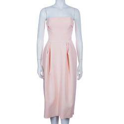 Pre Owned Roksanda Ilincic Pink Strapless Lawson Dress M