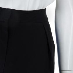 Pre Owned Roksanda Ilincic Black Wide Leg Silk Pants M