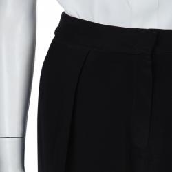 Pre Owned Roksanda Ilincic Black Wide Leg Silk Pants M