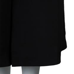 Pre Owned Roksanda Ilincic Black Wide Leg Silk Pants M