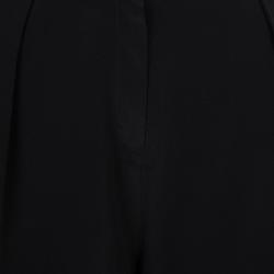 Pre Owned Roksanda Ilincic Black Wide Leg Silk Pants M