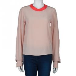 مملوكة مسبقًا بلوزة روكساندا أيلينسيك مزينة بلون نيون وردي فاتح  M