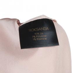 Pre Owned Roksanda Ilincic Light Pink and Neon Detail Blouse S