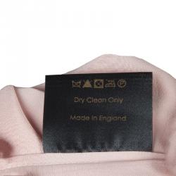 Pre Owned Roksanda Ilincic Light Pink and Neon Detail Blouse S