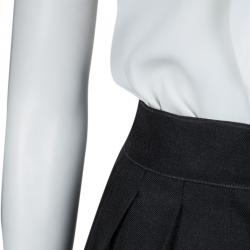 Pre Owned Roksanda Ilincic Dark Grey Wool Trousers S