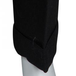 Pre Owned Roksanda Ilincic Dark Grey Wool Trousers S