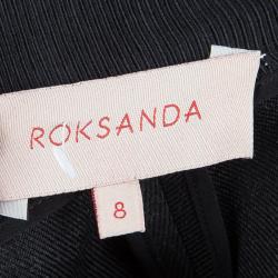 Pre Owned Roksanda Ilincic Dark Grey Wool Trousers S