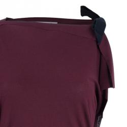 Pre Owned Roland Mouret Burgundy Dress M