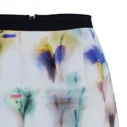 Pre Owned Roland Mouret Watercolored Pencil Skirt M