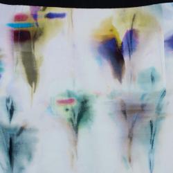 Pre Owned Roland Mouret Watercolored Pencil Skirt M