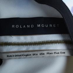 Pre Owned Roland Mouret Watercolored Pencil Skirt M