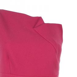 Pre Owned Roland Mouret Limited Edition Gabelle Stretch Crepe Dress XL