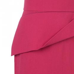 Pre Owned Roland Mouret Limited Edition Gabelle Stretch Crepe Dress XL