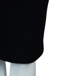 Pre Owned Roland Mouret Black Lyford One Shoulder Dress M